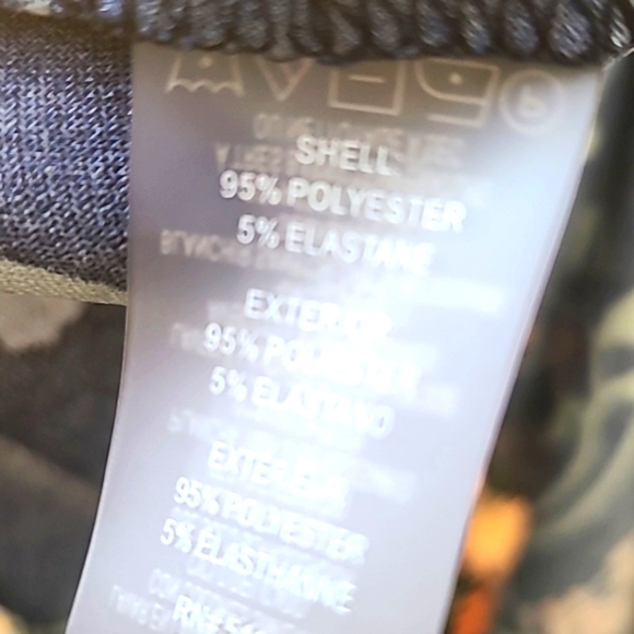 Tommy Hilfiger Navy Blue Sleeveless Floral Dress with Layered Ruffle Hem Size 10 - Picture 7 of 7